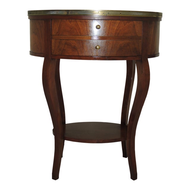 1970s Baker Accent One Drawer Table For Sale