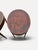 1920s 1920 English Sheraton Mahogany Leather Top Side/Sofa Tables, American Made. For Sale - Image 5 of 16