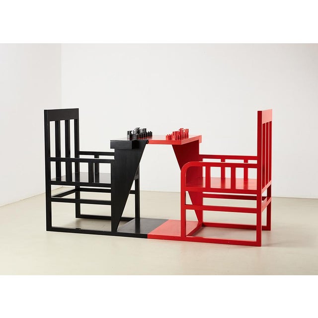 Workers Club Chess Table attributed to Alexander Rodchenko, 1979 For Sale - Image 10 of 10