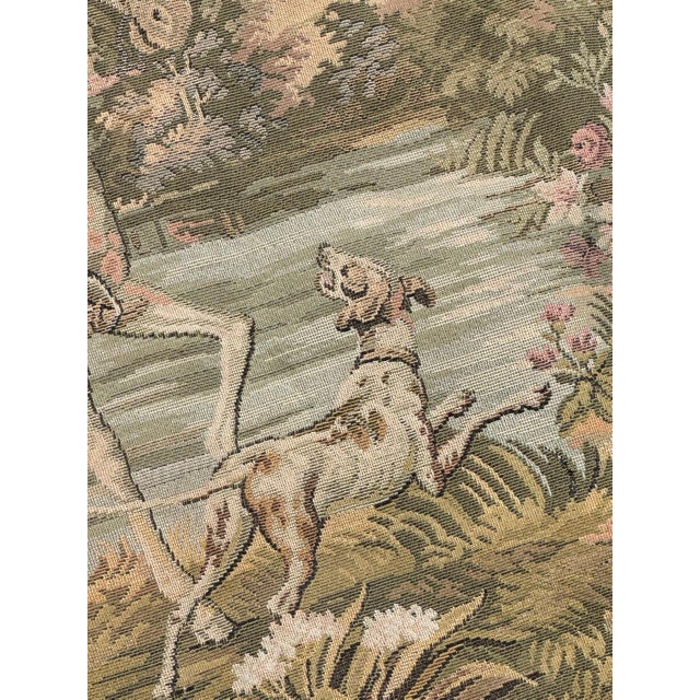 French Aubusson Tapestry by Jacquard, 1960s For Sale - Image 6 of 18