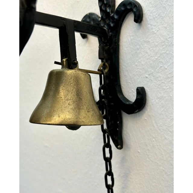 Mid-Century Modern Brass House Bell by Walter Bosse for Herta Baller, Austria, 1950s For Sale - Image 3 of 8