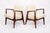 Mid-Century Modern Mid Century Cream Upholstered Lounge Chairs by Jens Risom, 1960s For Sale - Image 3 of 11