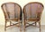 Brown Pair McGuire Rattan and Cane Chairs For Sale - Image 8 of 14
