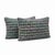 Mid-Century Modern Turkish Wool Lumbar Kilim Pillow Cover 16'' X 24'' - Set of Two For Sale - Image 3 of 4