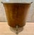 Metal Antique Copper& Brass Fireplace Bin For Sale - Image 7 of 7