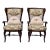 Gio Ponti Inspired Caned Wing Chairs For Sale