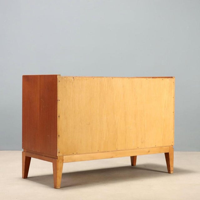 Brown Vintage Teak Chest of Drawers, 1960s For Sale - Image 8 of 9