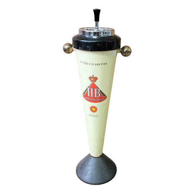 Advertising Standing Ashtray from Hb Cigarettes, 1950s For Sale