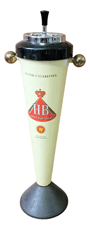 Advertising Standing Ashtray from Hb Cigarettes, 1950s