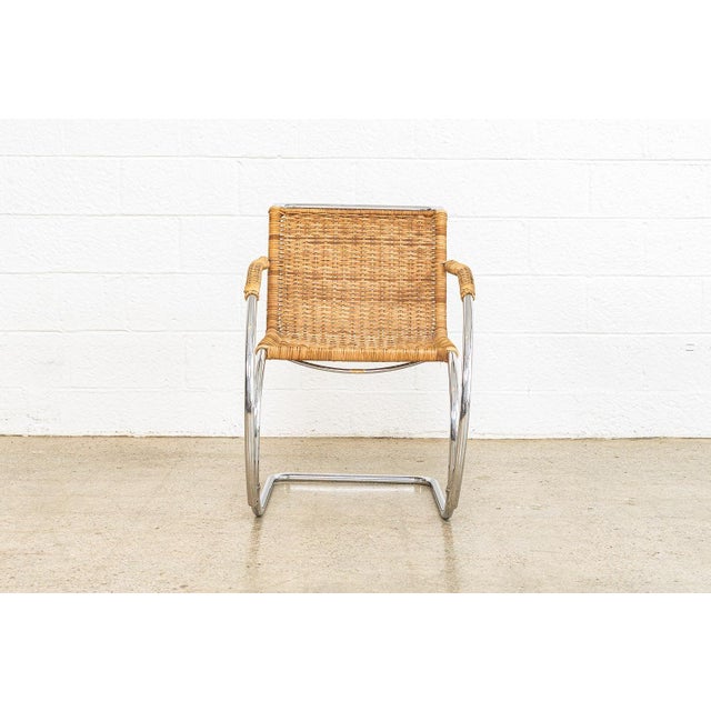 Stendig Mid Century Bauhaus Mr 20 Arm Chair by Mies Van Der Rohe for Stendig 1970s For Sale - Image 4 of 10