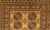 Hand-Knotted Ersari Rug in Wool With Gul Design in Marigold and Brown 5'2 X 7'8 For Sale - Image 10 of 12