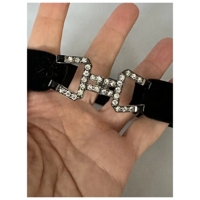 1940s Rhinestone Choker For Sale - Image 4 of 8