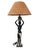 Vintage African Sculptural Plaster Lamp, 1950s For Sale - Image 9 of 9