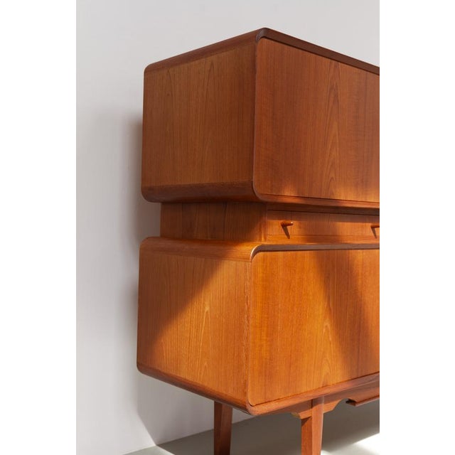 Mid-Century Danish Teak Double Decker Sideboard, 1960s For Sale - Image 14 of 18