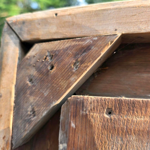 18th Century 75" Tall Heavily Foxed Mercury Neoclassical Mirror For Sale - Image 13 of 15