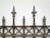Late 19th Century Iron Fence Antique Wrought and Cast Iron - Collection of Three Sections For Sale - Image 5 of 5