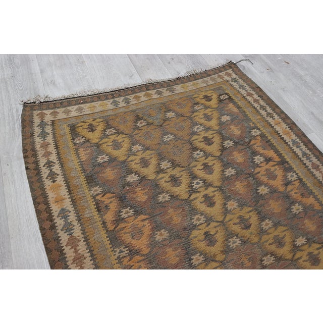 Caucasian Kilim Rug, 1920s For Sale - Image 12 of 17