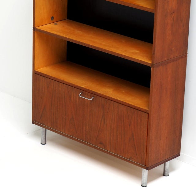 Brown Made to Measure Cabinet in Teak by Cees Braakman for Pastoe, 1960s For Sale - Image 8 of 11