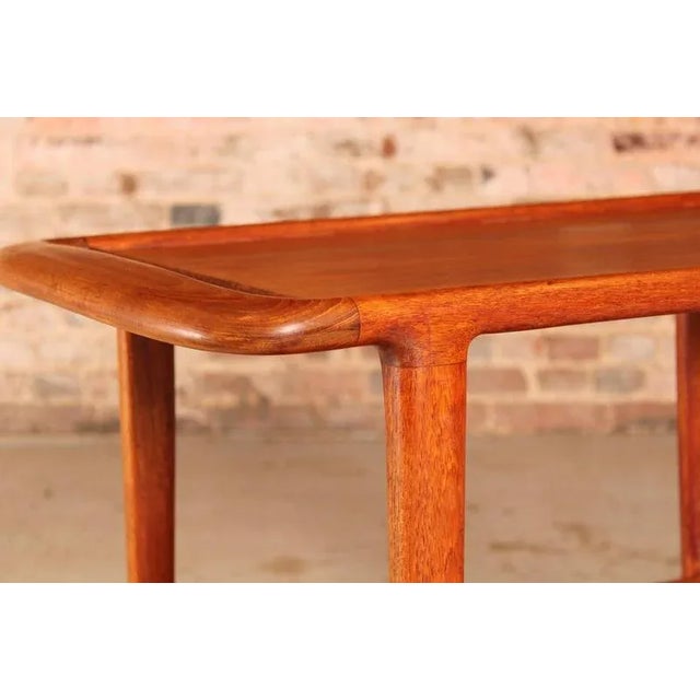 Mid-Century Teak 2-Tier Serving Trolley by Niels O. Møller for J. L. Møllers, 1960s For Sale - Image 6 of 14