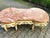 Mid-20c French Louis XVI Cream Gilt Marble Coffee Table For Sale - Image 6 of 17