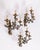 Vintage Italian Floral Wall Lamps in Iron and Porcelain, 1950s, Set of 3 For Sale - Image 3 of 16