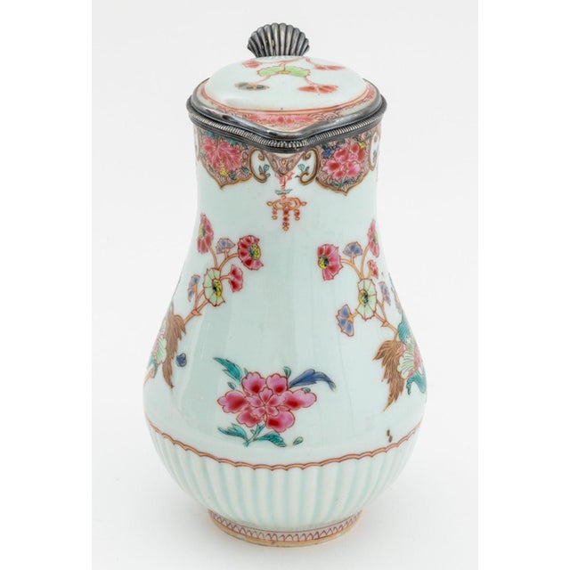 Chinese Chinese Export Famille Rose Porcelain Ewer For Sale - Image 3 of 5