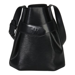 Vintage Black Epi Sac DEpaule PM For Sale