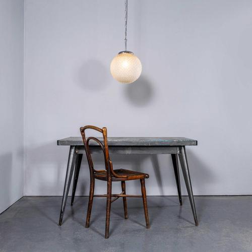 Diamond Opaque Pendant Glass Lamps, 1950s For Sale - Image 10 of 18