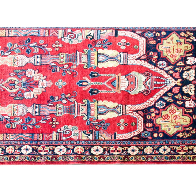 Mid 20th Century Persian Meshkabad Rug For Sale - Image 4 of 13