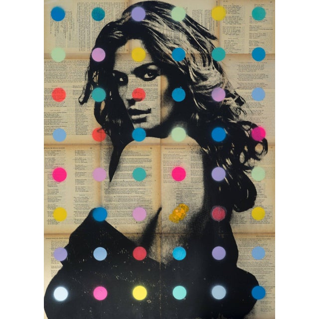 Figurative Cindy Crawford Painting by Dane Shue For Sale - Image 3 of 3