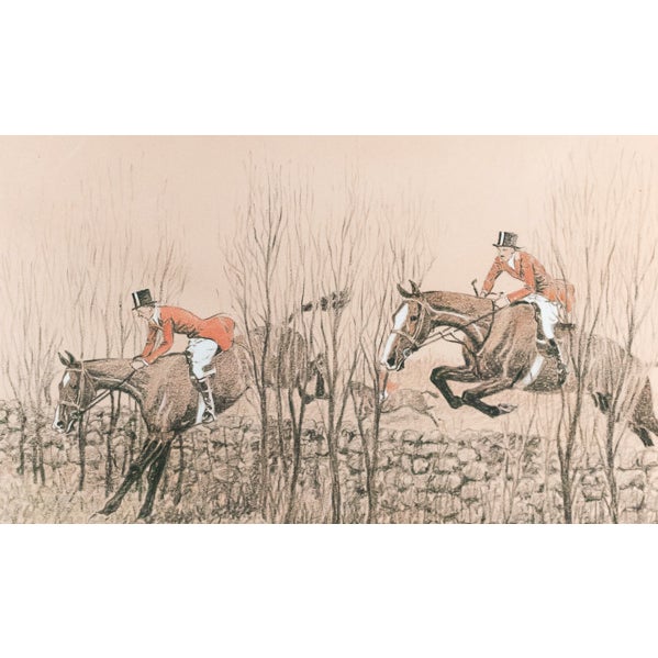 Getting Along 1929 Conte Crayon & Charcoal Drawing by Paul Brown For Sale In New York - Image 6 of 9