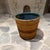 Vintage Pencil Reed Planter or Waste Basket Rattan Cache Pot For Sale In San Diego - Image 6 of 12