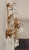 Hollywood Regency Hand-Forged Gold Leaf Gilded Floral 2-Light Wall Lamp with Crystals, 1950s For Sale - Image 18 of 18