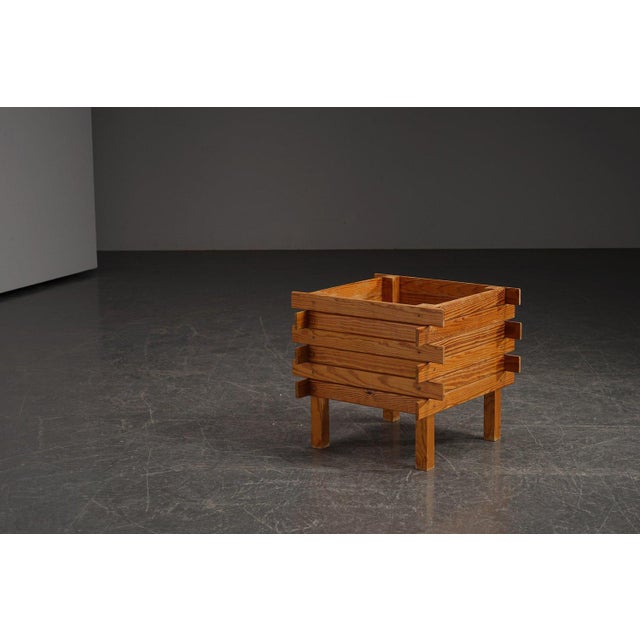 Dutch Wood Planter, 1960s For Sale - Image 11 of 13