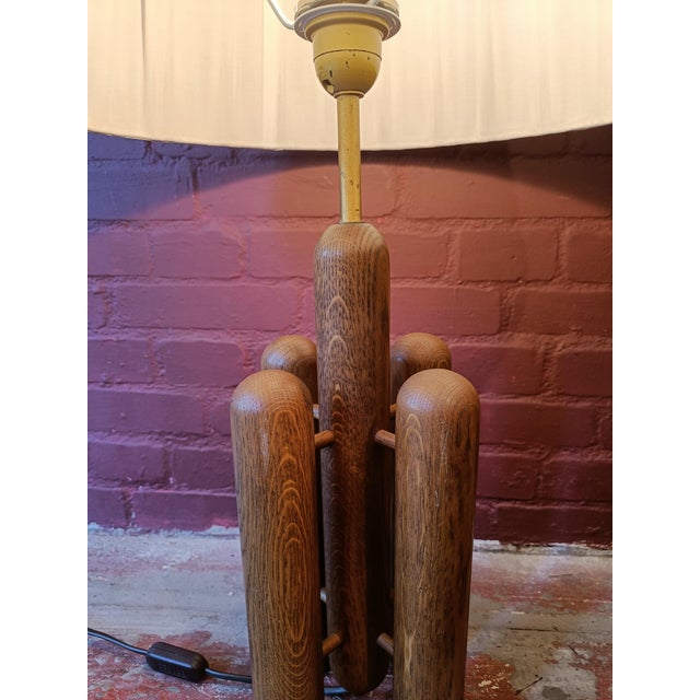 Wood Model 5590 Table Lamp from Temde Leuchten AG, 1970s For Sale - Image 7 of 9