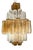 Vintage Pear-Shaped Murano Glass Chandelier in the style of Barovier, Italy, 2004 For Sale