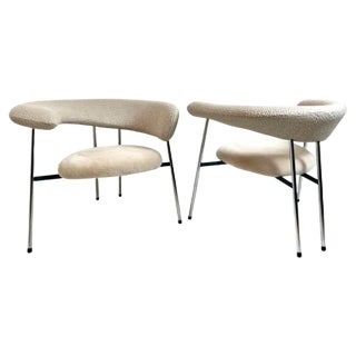 Set of Divi Divi Armchairs in Sheepskin from Leolux, 1988 For Sale