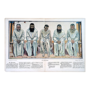 Jugend Magazine 1907 Ferdinand Hodler "The Weary of Life" Print