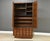 Mid-Century Modern 1970s Tobago Brutalist Tall Walnut Armoire Dresser For Sale - Image 3 of 10