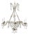 Crystal Bead Chandelier, Early 1900s For Sale