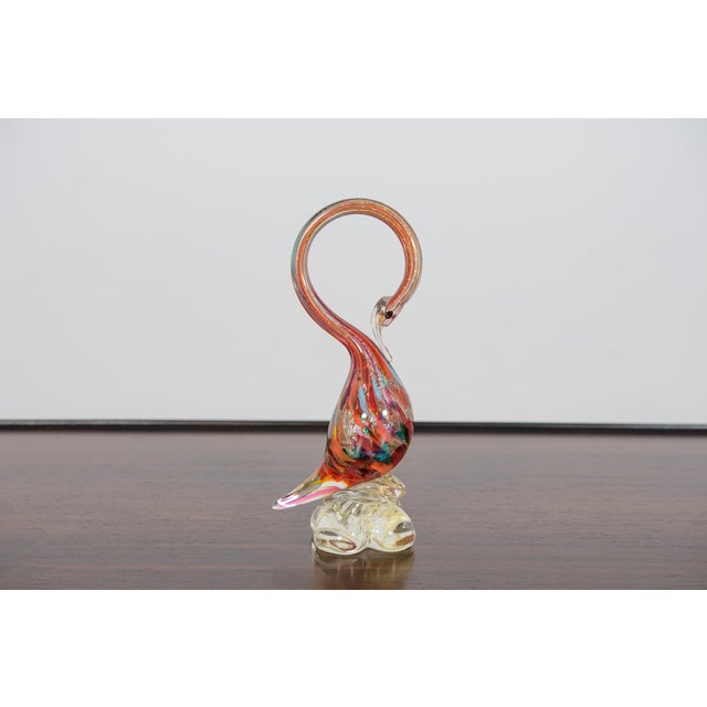 Mid-Century Modern Murano Glass Swan Figurine from Made Murano Glass, 1960s For Sale - Image 3 of 14