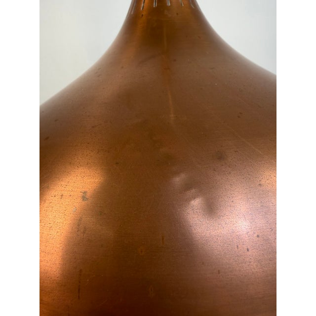 Pendant Lamp in Copper by Jo Hammerborg for Fog & Mørup, Denmark, 1960s For Sale - Image 9 of 14