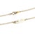 Delicate vintage chain necklace crafted in solid 14K yellow gold, featuring elegant filigree panel stations. Stamped 14K....