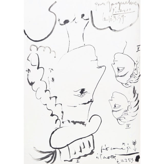 1980s "Toros y Toreros 29b" Lithograph After Pablo Picasso For Sale