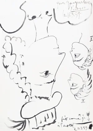 1980s "Toros y Toreros 29b" Lithograph After Pablo Picasso