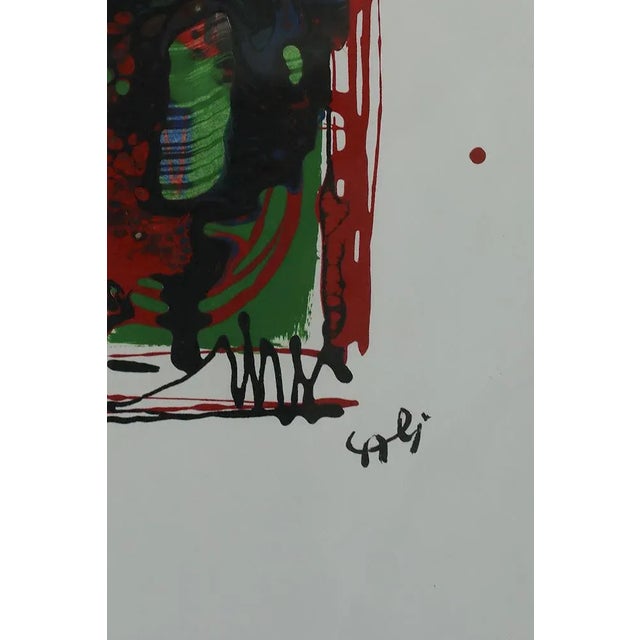 Rosario Calì, Hermetic Chromatism, 1960s, Mixed Media, Framed For Sale - Image 4 of 5