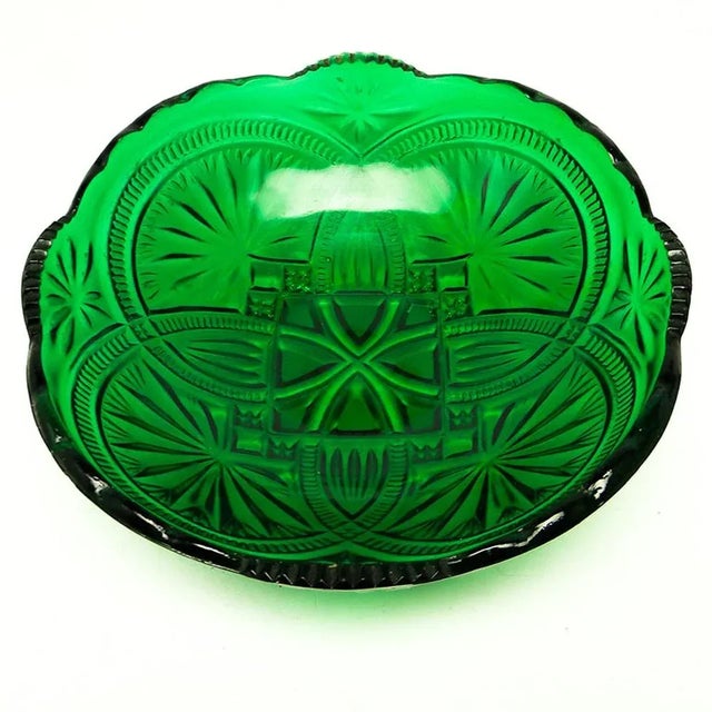 Art Nouveau Polish Bowl by Ząbkowice Glassworks, 1920s, in Very Good conditions. Designed 1920 to 1949 I have official...