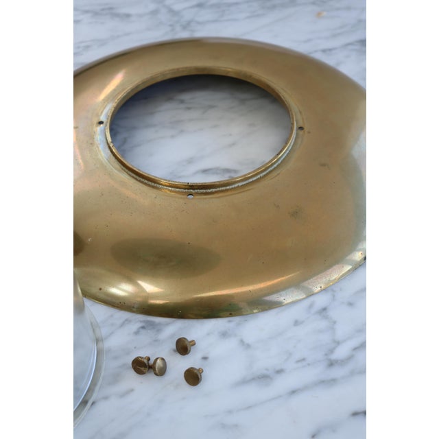 Danish Maritime Brass Pendant Lamp, 1970s For Sale - Image 11 of 12
