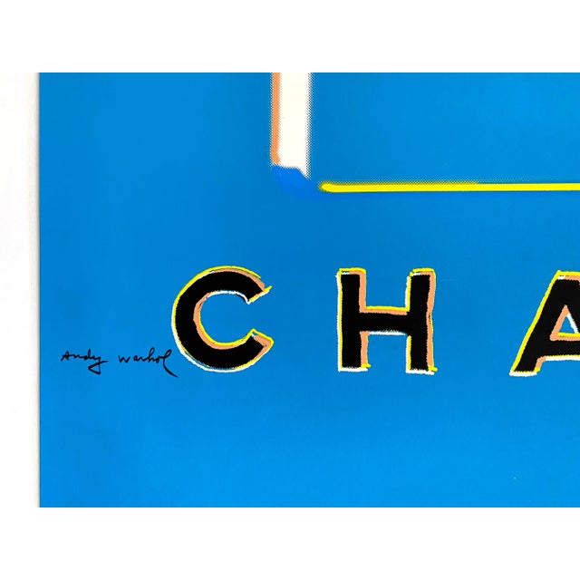 Andy Warhol Vintage 1997 Fine Art Silkscreen Print Large Pop Art Poster " Chanel No. 5 " 1985 For Sale - Image 9 of 13