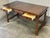 Vintage Rustic Barley Twist Writing Desk For Sale In New York - Image 6 of 12